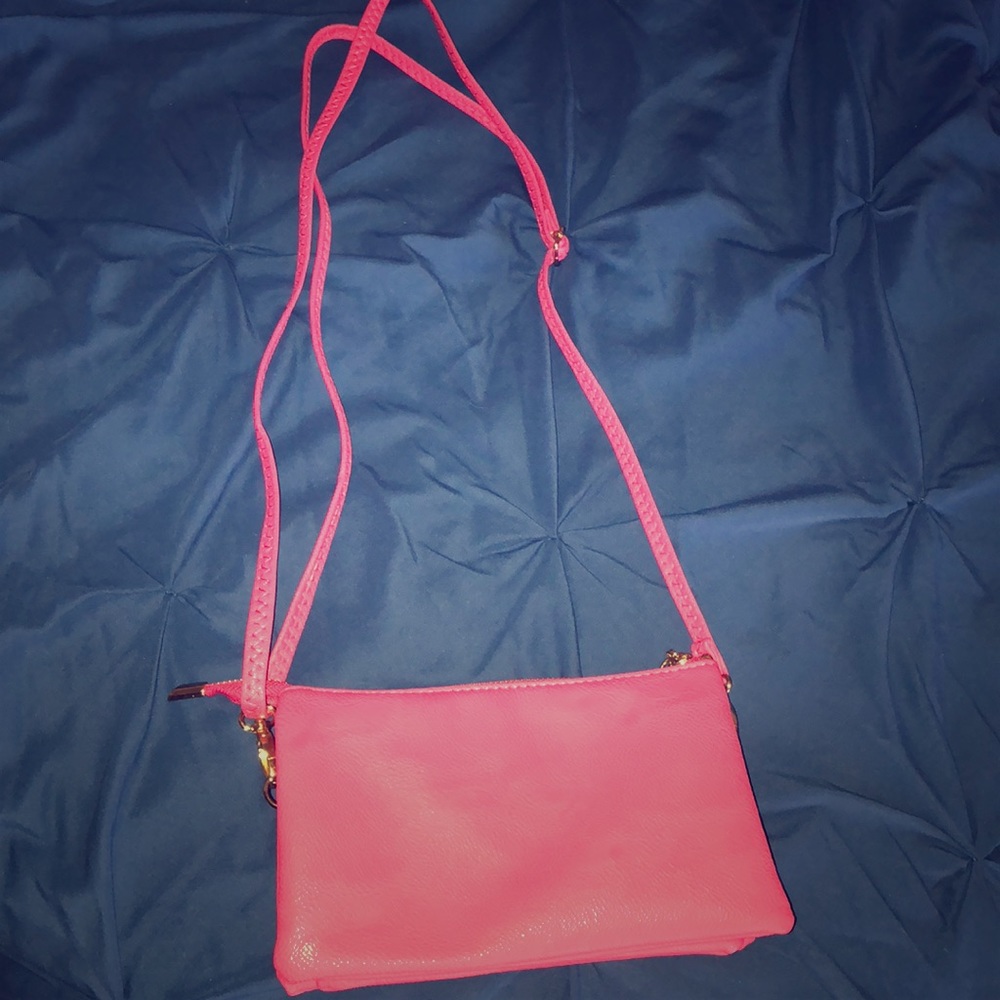 Leather crossbody purse